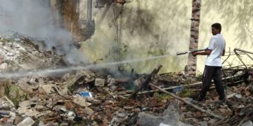 જામનગર:પોલીસમથક નજીક કઈ રીતે થયો બ્લાસ્ટ…??