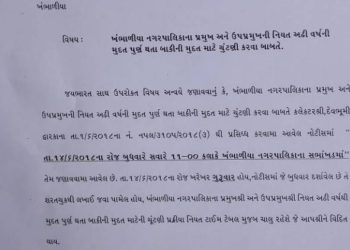 તંત્રની ભૂલ…કોંગ્રેસનોવિરોધ…અને પ્રમુખ ઉપપ્રમુખની વરણી….