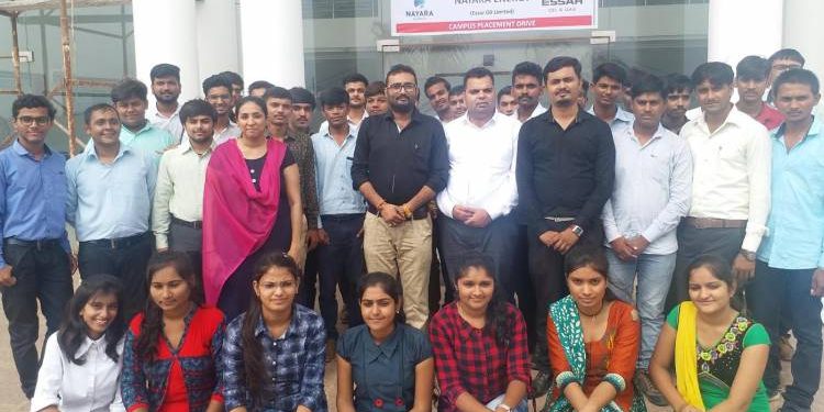 જામનગર:કલ્યાણ પોલીટેકનીક કોલેજ ખાતે નાયરા એનર્જી દ્વારા કેમ્પસ ડ્રાઈવ યોજાઈ..