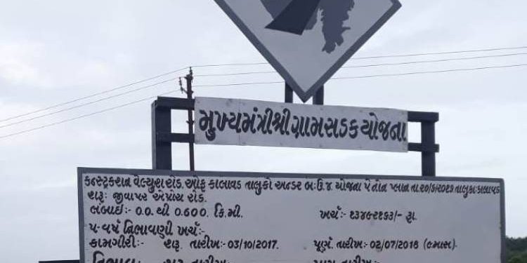 જામનગર જીલ્લામાં મુખ્યમંત્રી ગ્રામ સડક યોજનાને કોણ બદનામ કરી રહ્યું છે?