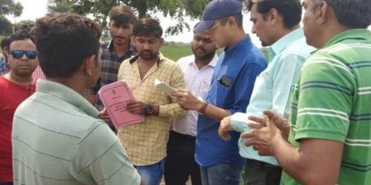 વીમાના દાવા અંગે જામનગર જીલ્લામાં પાક અખતરાની કામગીરીનો ધમધમાટ