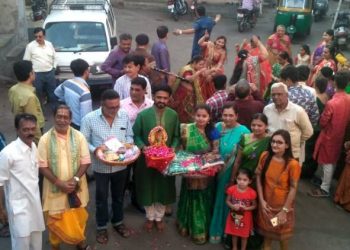 જામનગર ત્રિકમરાયજી મંદિર ખાતે તુલસી વિવાહની ઉજવણી