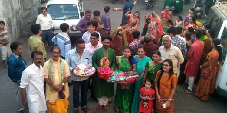 જામનગર ત્રિકમરાયજી મંદિર ખાતે તુલસી વિવાહની ઉજવણી