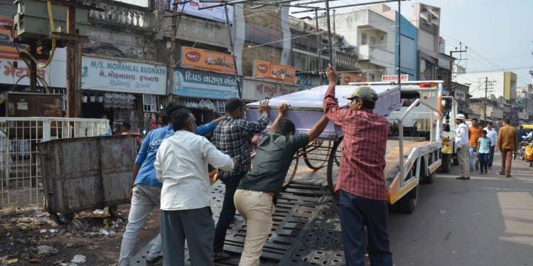 મેયરના વોર્ડમાં ટ્રાફિકની સમસ્યાની રજૂઆત થતા તંત્રને આવ્યો રેલો..