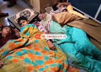 જામનગર કિસાનચોક વિસ્તારમાં  સામૂહિક આપઘાતની ઘટના