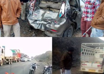 ચોટીલા-રાજકોટ હાઇવે પર થયો અકસ્માત,બે ના મોત