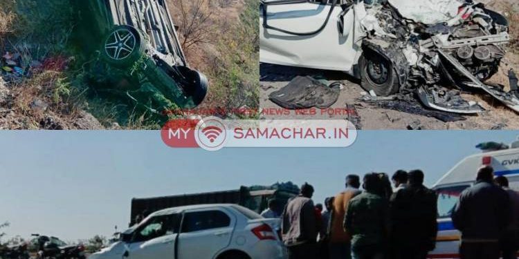 ધ્રોલના જાયવા નજીક બે કાર વચ્ચે અકસ્માત, ૩ ના મોત