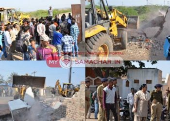 બેડેશ્વર વિસ્તારમાં ગેરકાયદેસર ખડકાયેલ ૩૨ મિલ્કતો તોડી પડાશે