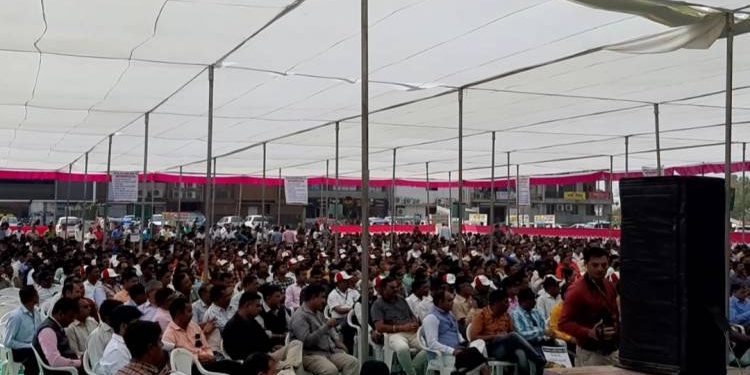 રાજ્ય પ્રાથમિક શિક્ષકસંઘના નેજા હેઠળ દ્વિદિવસીય ધરણા..