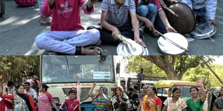 પાણી સહિત પ્રાથમિક સુવિધાના પ્રશ્ને ચક્કાજામ