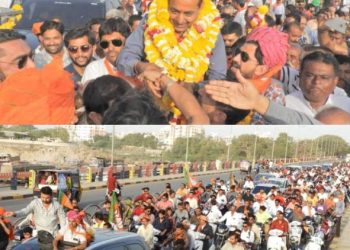 હજારો લોકોએ કર્યું હકૂભાનું સ્વાગત..