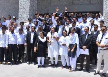 એડવોકેટ પ્રોટેક્શન એક્ટની માંગ સાથે વકીલોની રેલી અને આવેદનપત્ર