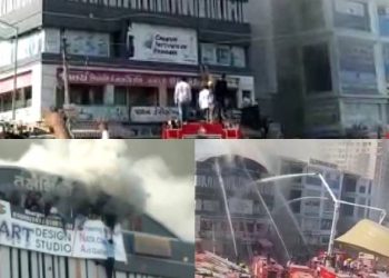 સુરત: કોમ્પ્લેક્ષમાં ભીષણ આગ ૧૫ ના મોત 