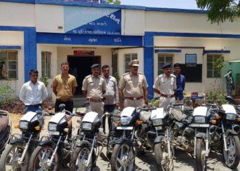 ચોરીના ૧૧ બાઇક સાથે ૩ શખ્સો ઝડપાયા..