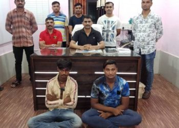 ખેતરોમાંથી ઝટકામશીન સહિતની સામગ્રીની ઉઠાંતરી કરનાર બે ઝડપાયા