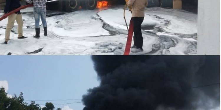 કેમિકલની ફેક્ટરીમાં લાગી વિકરાળ આગ, આસપાસનો વિસ્તાર ખાલી કરાયો