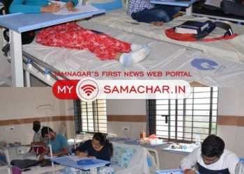 બીમારી અને પરીક્ષા બન્નેમાં થવું છે પાસ..રેસીડેન્ટ તબીબોએ આ રીતે આપી પરીક્ષા..