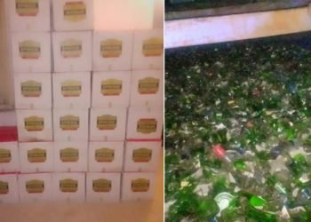 ટ્રકમાં આવી રીતે થતી લાખોના દારૂની હેરાફેરી