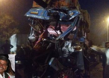 ટેન્કર અને ટ્રક વચ્ચે અકસ્માત, ત્રણ વ્યક્તિ અને 7 પશુઓનાં મોત