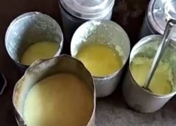 ખંભાળિયામાં ફૂડ એન્ડ ડ્રગ્ઝ વિભાગનું ઘી ના સેમ્પલ લેવાનું નાટક.? શું ખંભાળિયામાં ઘી ના માત્ર 3 જ વેપારી છે.?