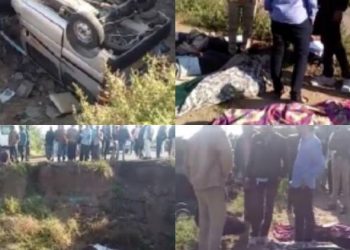 જામનગર હાઇવે પર ડ્રાઇવરને ઝોંકુ આવી જતાં કારે મારી પલટી, ચારનાં મોત