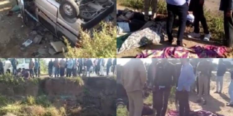 જામનગર હાઇવે પર ડ્રાઇવરને ઝોંકુ આવી જતાં કારે મારી પલટી, ચારનાં મોત