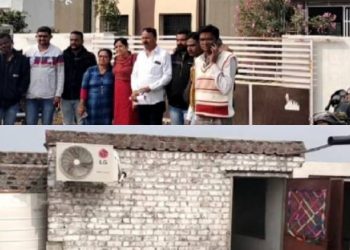 જામનગરની આ ખાનગીશાળામાં વિદ્યાર્થીઓ બેસે છે ગેરકાયદેસર બનેલા પતરાવાળા રૂમમાં…