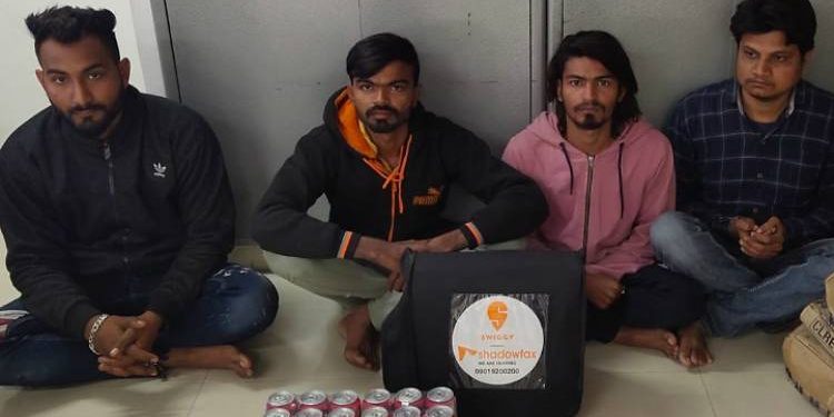 હવે SWIGGYના બે ડિલિવરી બોય બિયરના જથ્થા સાથે ઝડપાયા