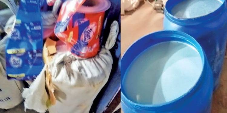 લ્યો,  હવે નકલી શેમ્પું અને વોશિંગ પાઉડરનું ગોડાઉન ઝડપાયું !