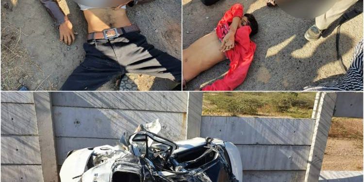 જામનગર નજીક કાર અને બાઇક વચ્ચે અકસ્માતમાં 4નાં મોત