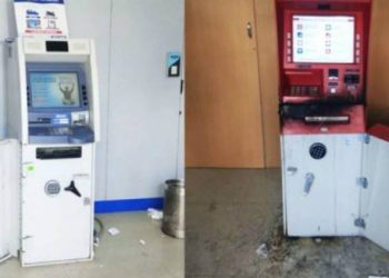 CCTV પર છાંટ્યો કાળો સ્પ્રે અને ગેસ કટરથી 6 કલાકમાં બે ATM લૂંટ્યા