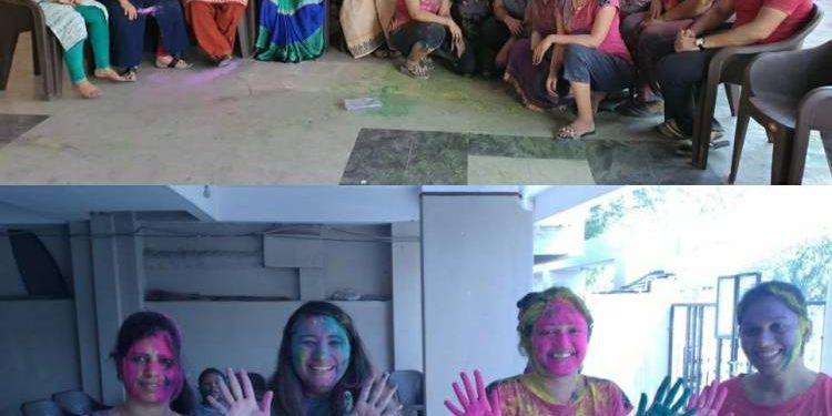 પૂજા એવન્યુ-2 રંગાયું ધૂળેટીના રંગમાં…