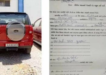 નાયબ જિલ્લા ચૂંટણી અધિકારીની ખાનગી કાર ડીટેઈન 