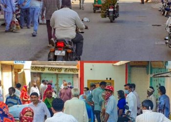 ખંભાળિયામાં અનાજ માટેની નહીં, પરંતુ બીડી, બજર લેવા લાગી કતારો