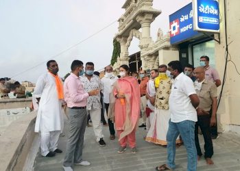 દ્વારકા જગતમંદિર અને નાગેશ્વરની ખાસ મુલાકાતે સાંસદ પૂનમબેન માડમ