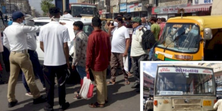 ST બસની બ્રેક થઇ ફેલ અને થઇ જોવા જેવી…