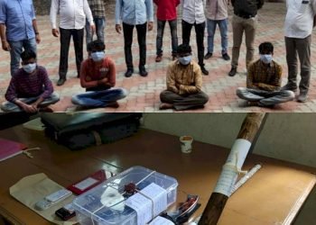 મોરબી નજીક ઘાડ પાડે તે પૂર્વે જ ગેંગને ઝડપી પાડતી આર.આર.સેલ