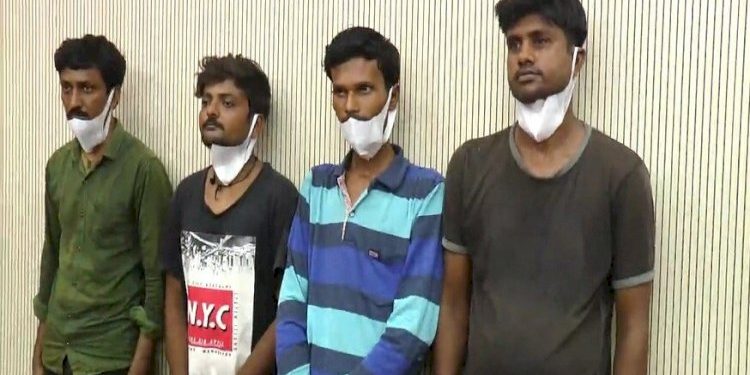આંતરરાજ્ય ચોરી કરતી ગેંગના 4 શખ્સો ઝડપાયા