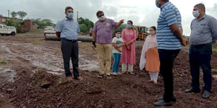 ખંભાળિયાના ઘી ડેમની મુલાકાત પહોચ્યા જિલ્લા કલેકટર