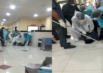 હોસ્પીટલમાં જ કોરોનાના દર્દીને માર મારવાની ગંભીર અને  અમાનવીય ઘટના. .