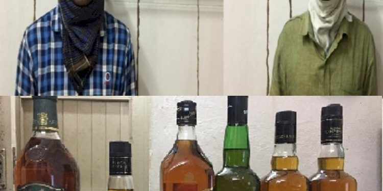 ગુજરાતમાં દારૂબંધી, ASI દારુ ભરેલ કારનું કરતો હતો પાઈલોટીંગ