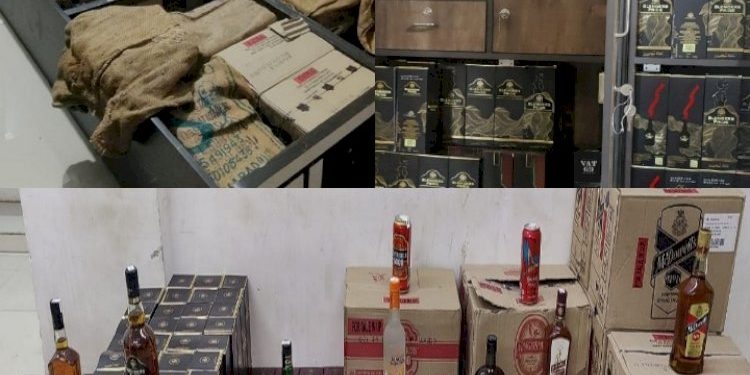 ઘરમાં એવી-એવી જગ્યાઓએ છુપાવ્યો હતો મોંઘીદાટ બોટલોનો જથ્થો કે પોલીસ જોતી રહી ગઈ…