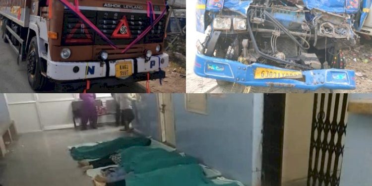 દર્શન કરવા જઈ રહેલ લોકોને નડ્યો અકસ્માત, 2 વાહનો ધડાકાભેર અથડાયા, 11 ના મોત