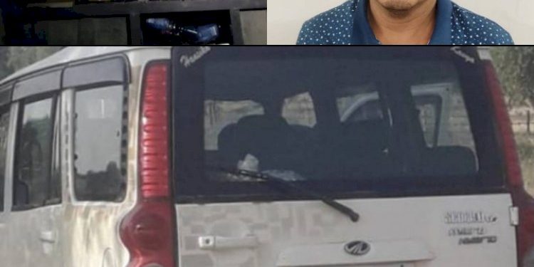 સ્કોર્પિયો કારમાં ચોરખાનું બનાવી દારૂની હેરાફેરીનો પોલીસે કર્યો પર્દાફાશ