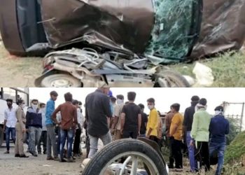 કાર ડીવાઈડર ક્રોસ કરી અને રોંગસાઈડમાં બે બાઈકને અડફેટ લેતા 3 ના મોત 