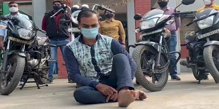 કોરોનામાં કામધંધો બંધ થતા યુવક ચોરીને રવાડે ચઢ્યો..