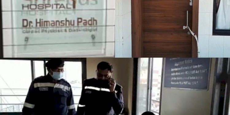 જામનગર:ડો.હિમાંશુ પાઢની હોસ્પીટલના ICU અને જનરલ વોર્ડને મનપાએ સીલ કરી દીધા