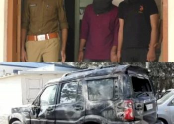 કાર પલ્ટી મારી અને પોલીસકર્મી જ દારૂની હેરાફેરી કરતા હોવાનું ખુલી ગયું..