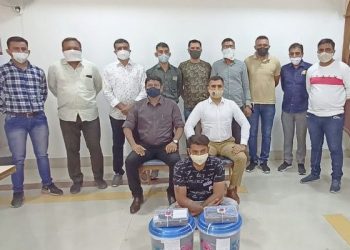 કટલેરીનો વેપારી ગાંજા સાથે ઝડપાયો.!