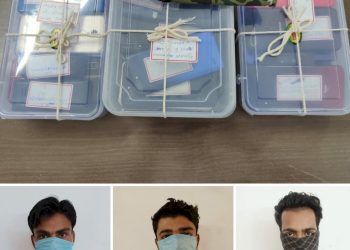 મજૂરોની નજર ચૂકવી મોબાઈલ ચોરી કરનાર ત્રિપુટી 61 મોબાઈલ સાથે ઝડપાઈ